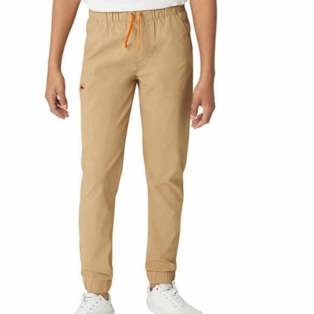 Weatherproof Vintage Kids Boys Stretch Tech Tan Yellow Jogger, size S (7/8) NWT